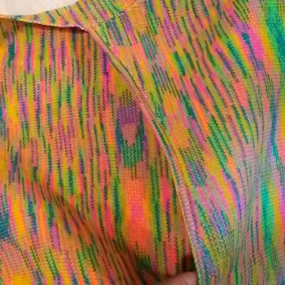 Knit V-Neck Halter Coverup Dress sz Large 🎉 HP - Picture 5 of 7